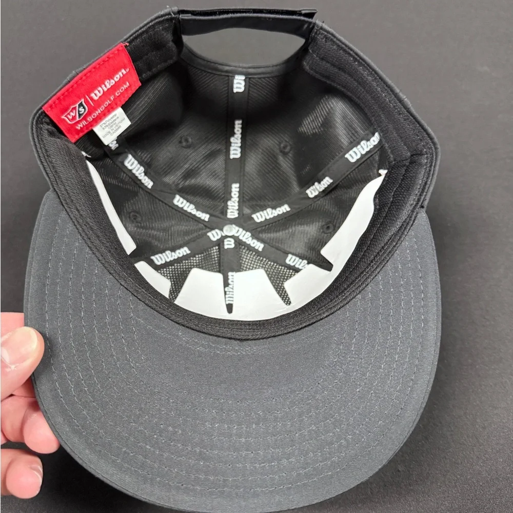 Wilson Staff Black Golf Hat with Embroidered Logo - Picture 4 of 4